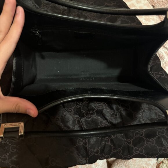 Vintage Gucci Structured Jackie Leather Handbag / Shoulder Bag - Picture 6 of 11